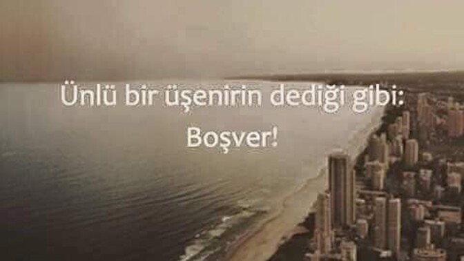Bazen boşvermek mi gerekir?