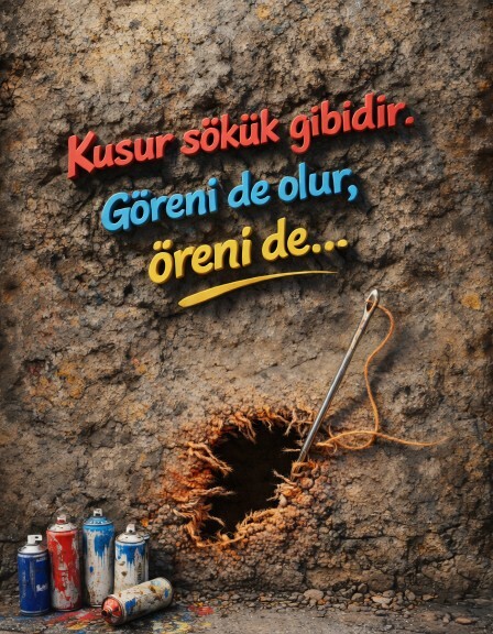 Her güzelin bir kusuru varsa, senin nerende kusur var?