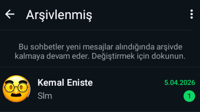 En son kimin selamını almadınız?