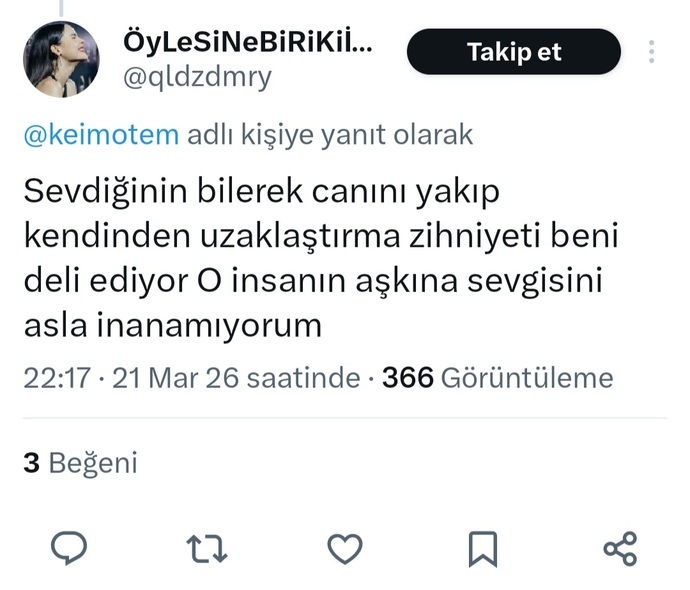 Erkek çok severse gider mi başkasına?