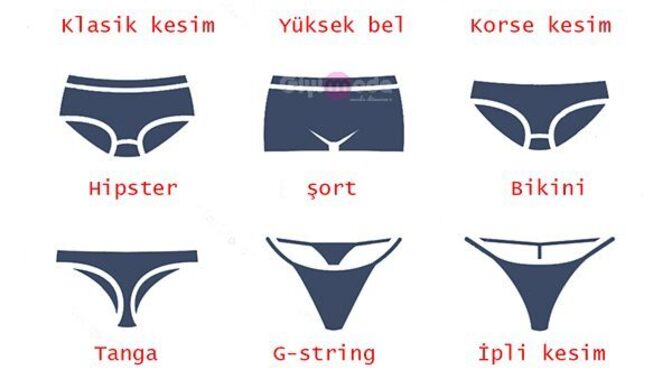 Sizce en estetik ve en kadınsı külot modeli hangisidir?