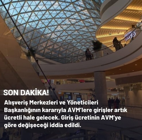 AVMlere giriş ücretli olsa gerçekten gider misiniz yoksa tamamen vaz mı geçersiniz?