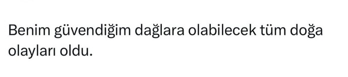 Güvendiğiniz dağlara kar yağdı mı acaba?