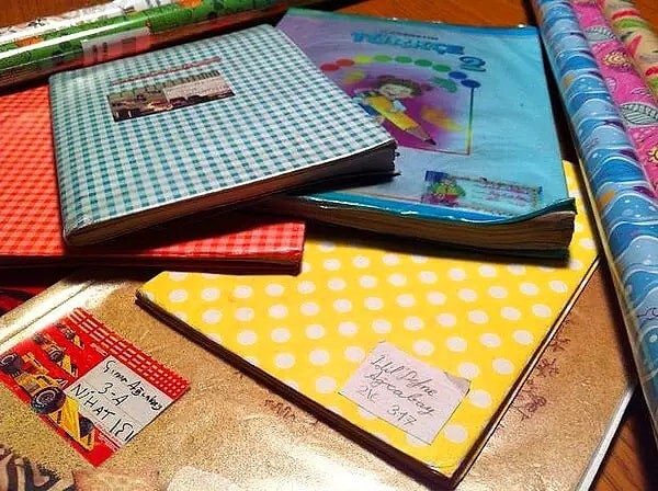 Okul çağında kitap, defter kapladın mı hiç?