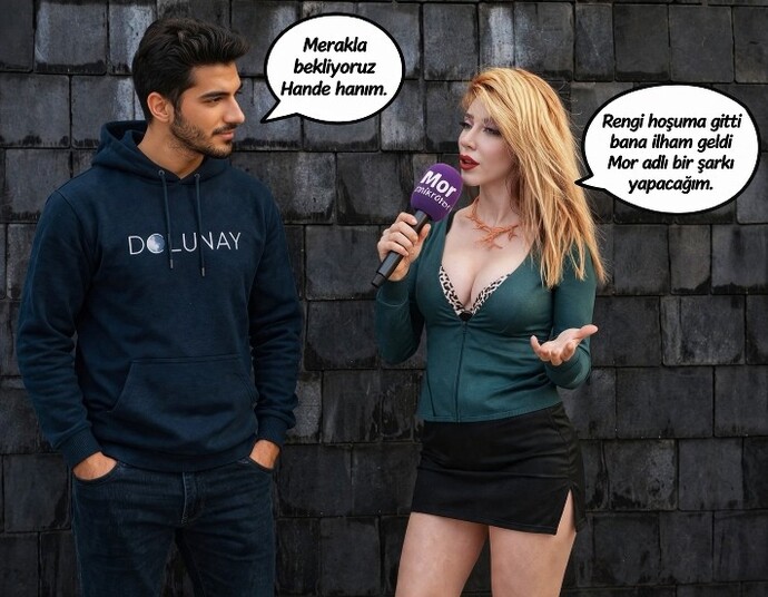 Sizin Mor olan neyiniz var?