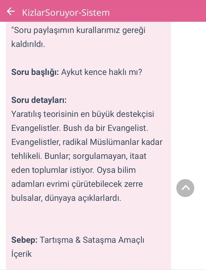Bu site neden hiç fikirlere açık değil bu sitenin amacı ne tam olarak?