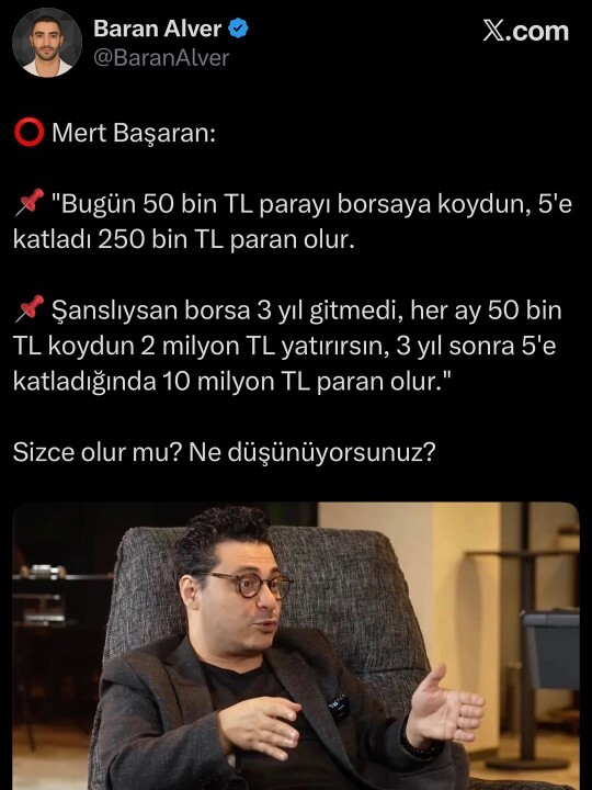Borsacıların sadece borsayla milyoner olunur sözlerine azda olsa inancınız var mı?
