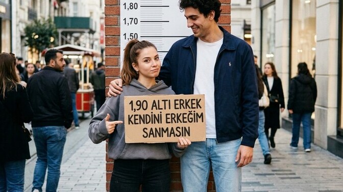 1.50 boyundaki kızlar neden 1.90 boyunda erkek ister, boy önemli mi gerçekten?