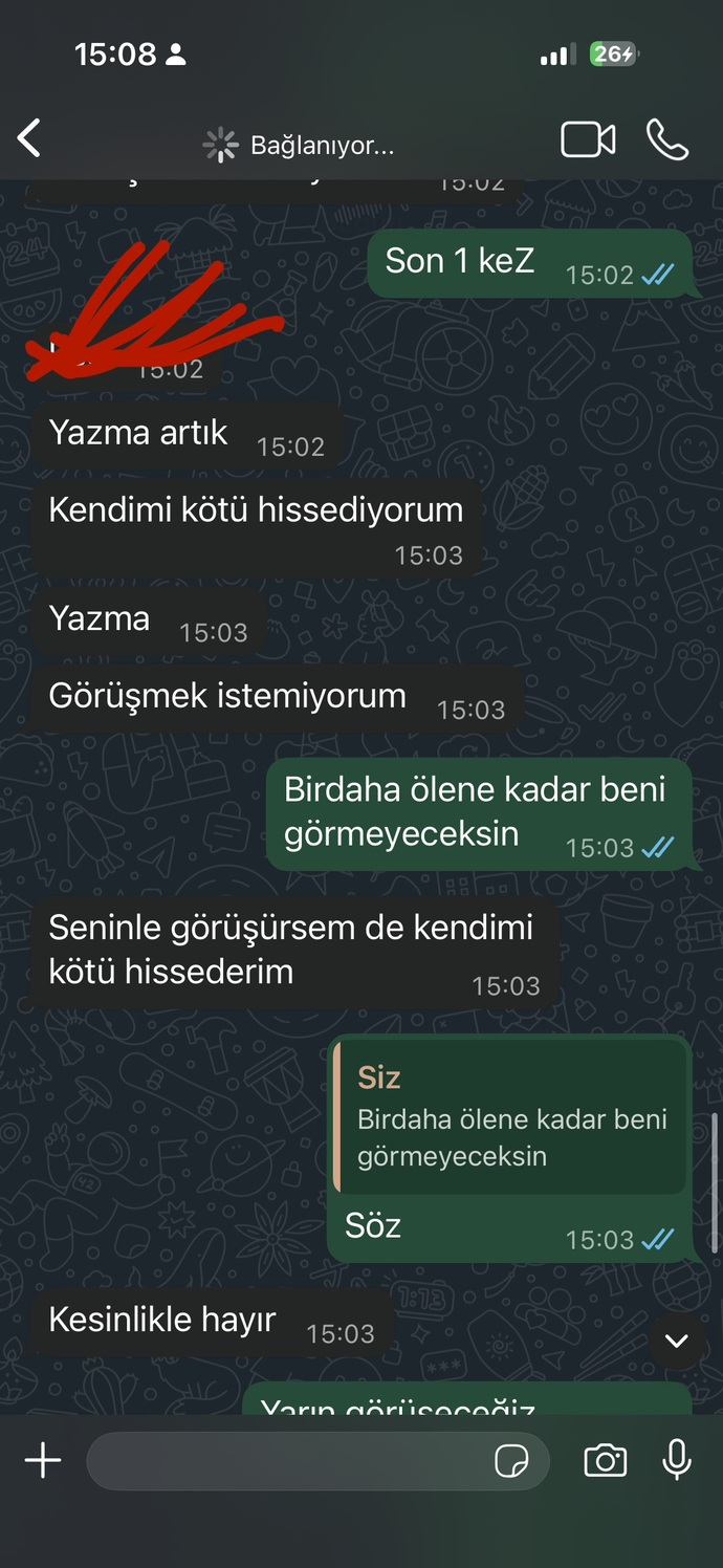 Her geldiğinde görüşen eski sevgili şimdi neden böyle yapar?