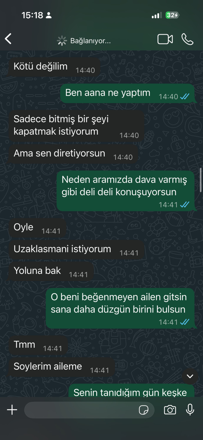 Her geldiğinde görüşen eski sevgili şimdi neden böyle yapar?