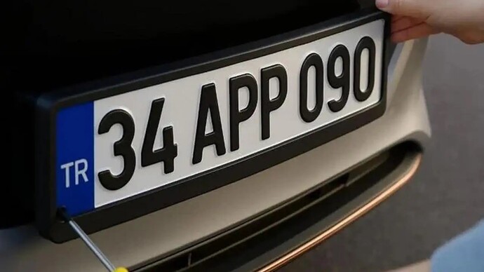 Aracınızda APP plaka var mı?