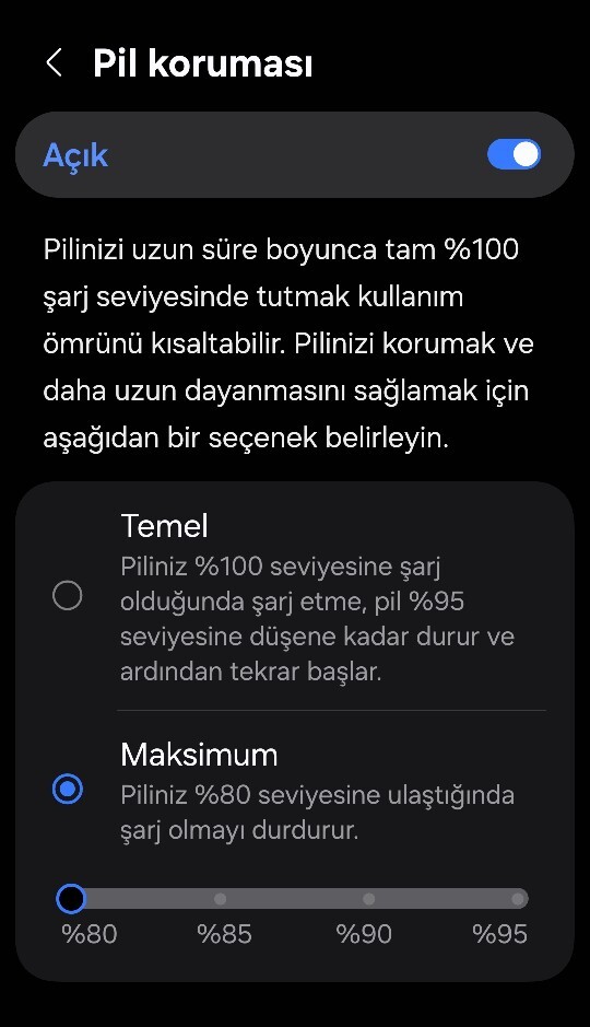 Telefonunuz da Pil Koruması özelliği var mı Kullanıyor musunuz?