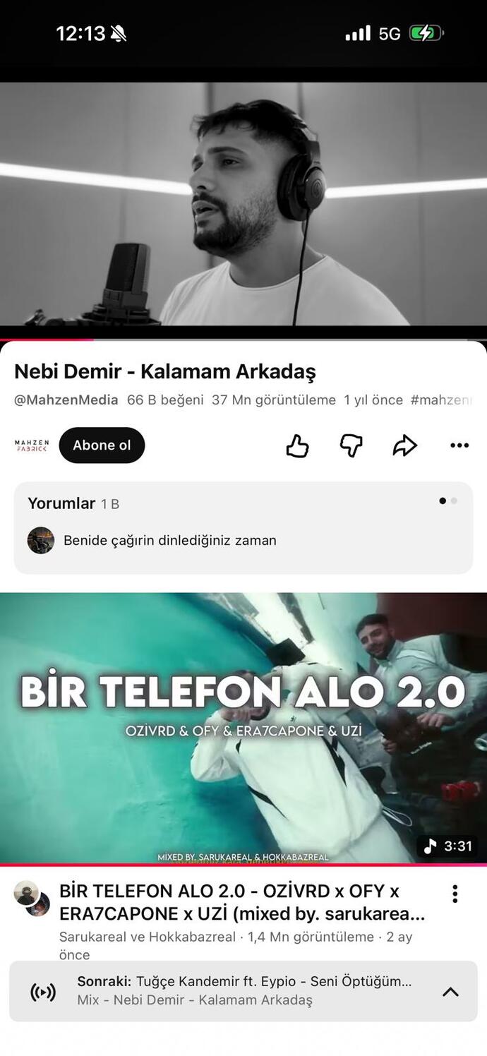 Bugün en çok replaye aldığınız şarkı hangisi, sabahtan beri dönen bir parça var mı?