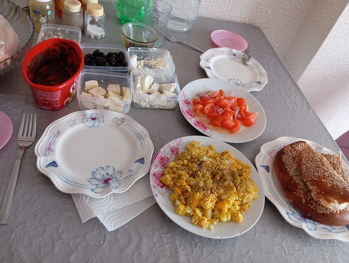 Patatesli yumurtam nasıl? Görünüyor?