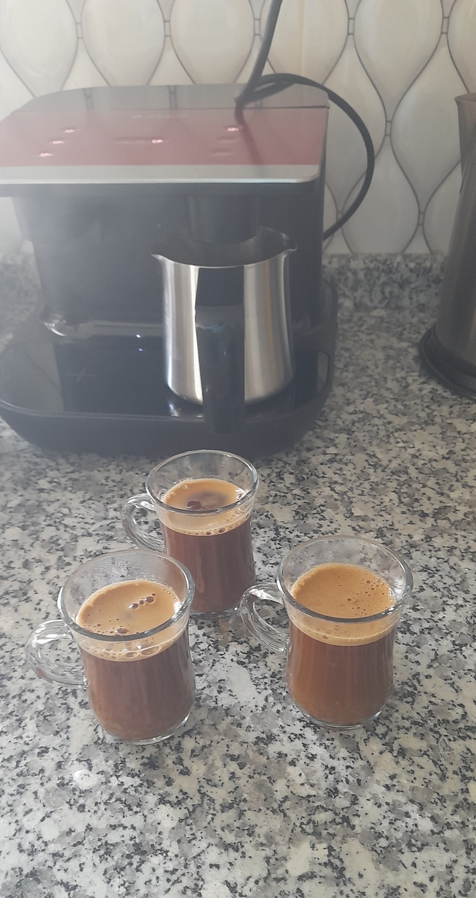Arada duble kahve içermisiniz?