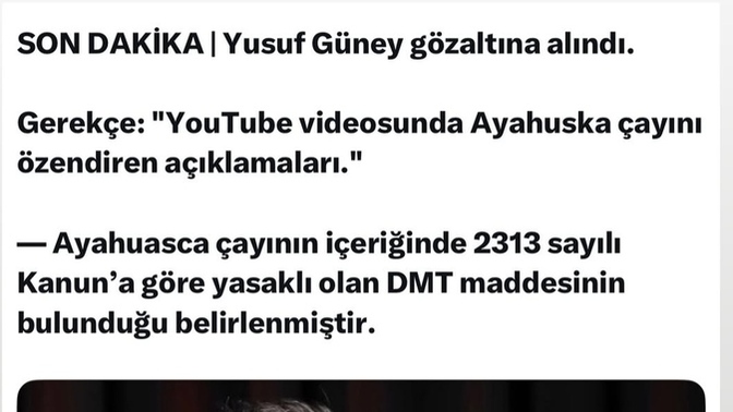 Son günlerde ünlülere yapılan uyuşturucu operasyonları ve Yusuf Güney olayı hakkında ne düşünüyorsunuz?