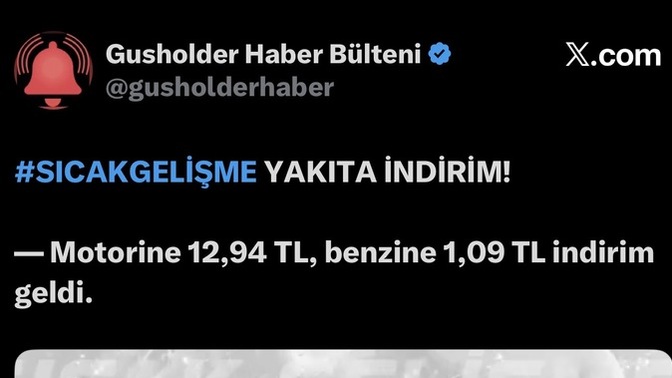 Yakıta indirim geldi? Gözümüz aydın diyebilir miyiz?