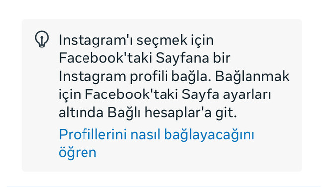 Meta'da profesyonel reklam verirken sayfalar birbirine bağlı ama uyarı veriyor, nasıl düzeltebilirim?