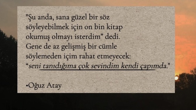 Günün sözü ne olsun?
