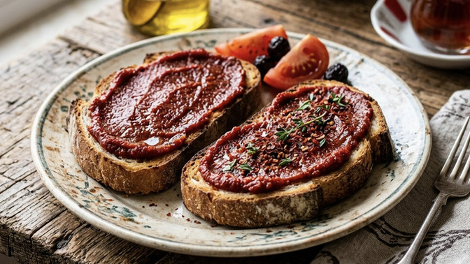 Salçalı ekmek sever misiniz?