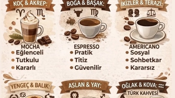 Burcuna Göre Siz Hangi Kahve çıktınız?