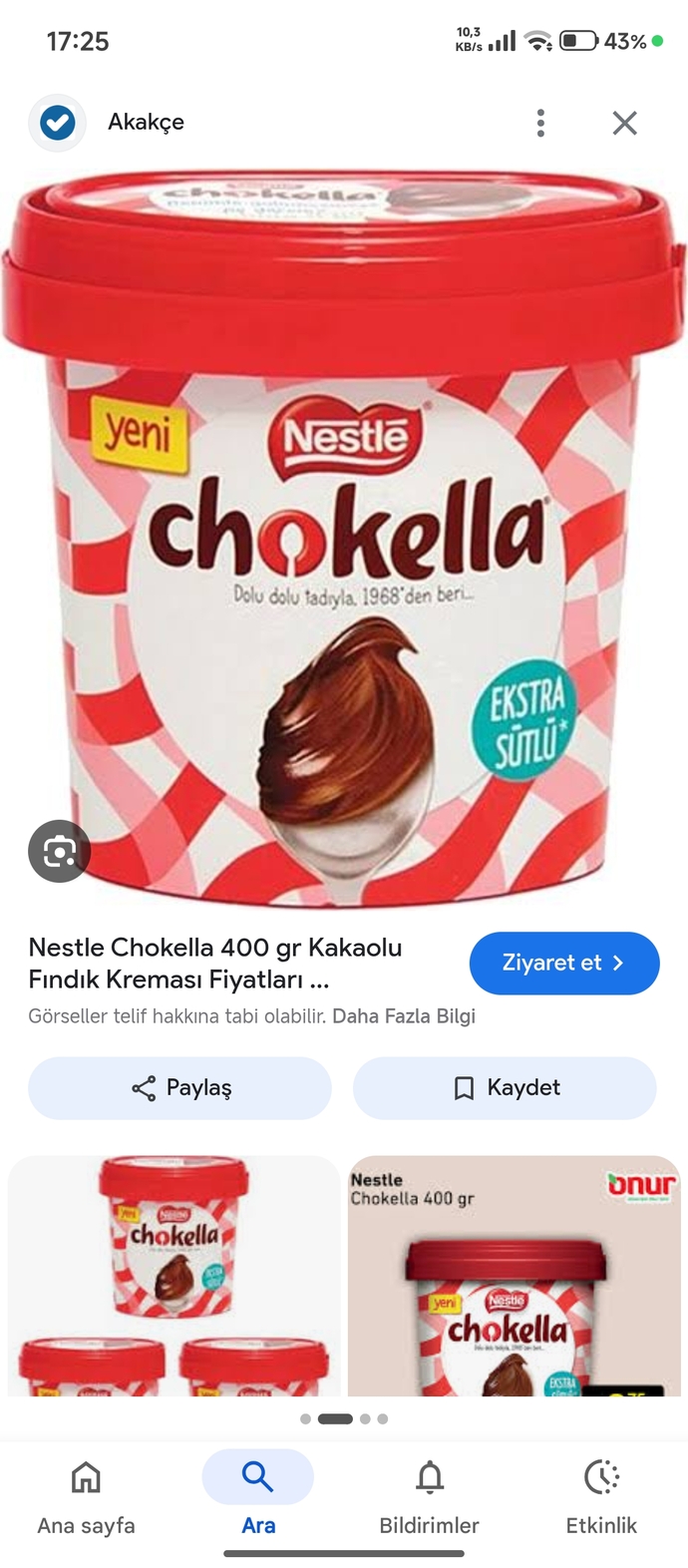 Sürülebilir çikolatada favoriniz hangisi?