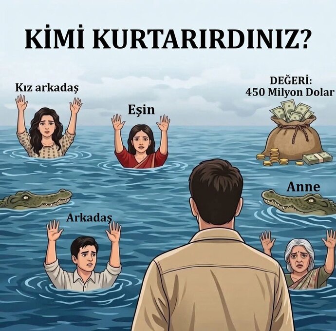 Siz hangisini kurtarırdınız?