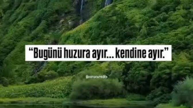 Sizce huzuru bulmak için en önemli unsurlar nelerdir?
