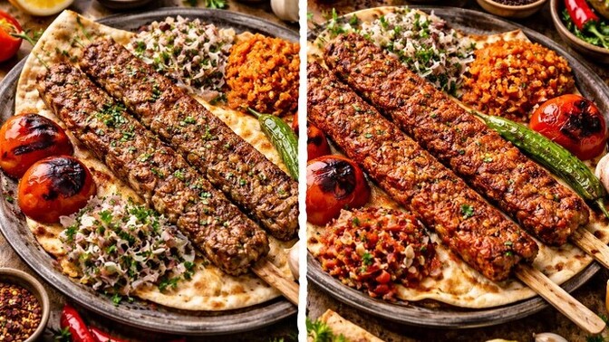 Adana kebabı mı Urfa kebabı mı senin tercihin hangisi?