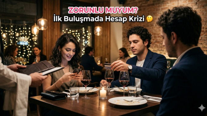 İlk buluşmada hesabı ödedim ama kızın tavrı beni çok soğuttu, abartıyor muyum? 🤔?