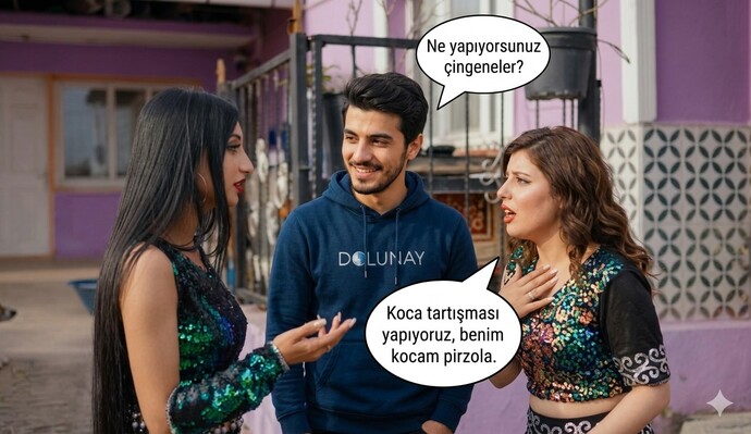 Neden benim kocam yok diye üzülüyor musun?