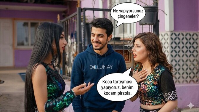 Neden benim kocam yok diye üzülüyor musun?