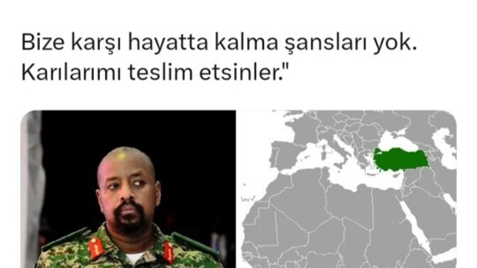 Uganda başkomutanının dedikleri hakkında ne düşünüyorsunuz?