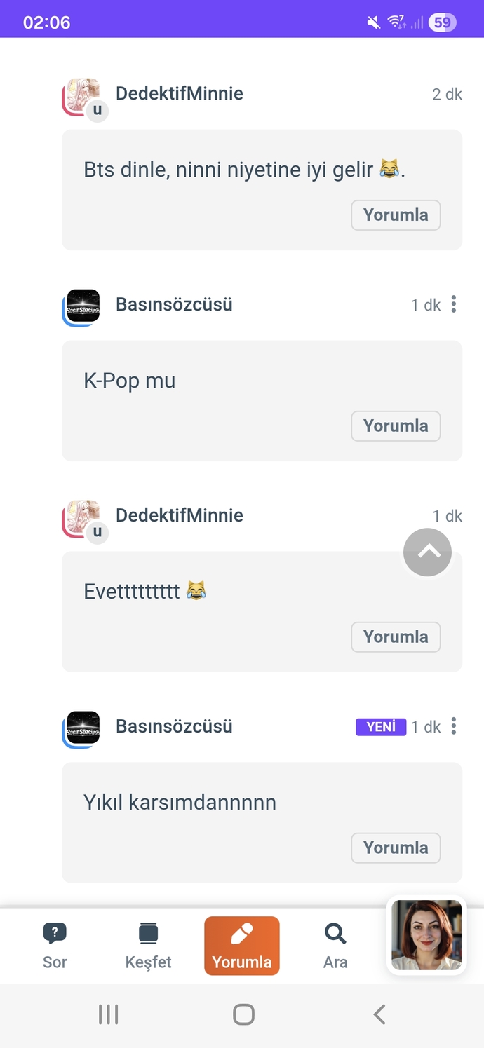 Sizin de zor zamanlarda güzel sözler söyleyen dostlarınız var mı?