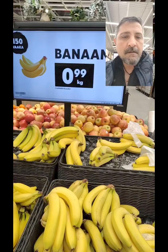 Finlandiya’da yaşayan vatandaşın muz tepkisi hakkında ne düşünüyorsunuz?