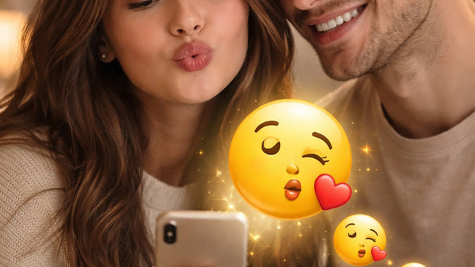Sevgiliniz karşı cinse öpücüklü emoji atabilir mi?
