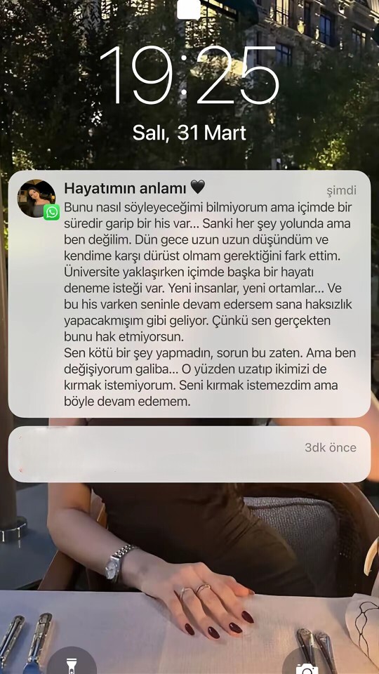 Uyandığınızda ayrılık mesajı alsanız, nasıl hissedersiniz?
