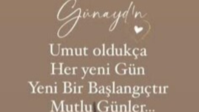 Günaydınn canlarrr ♡ napıyosunuz nasılsınız?