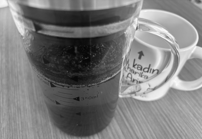 Hala French press’le kahve hazırlayan var mı?