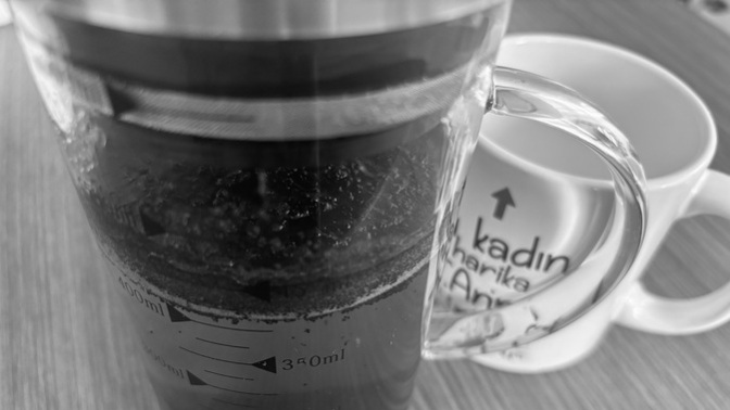 Hala French press’le kahve hazırlayan var mı?