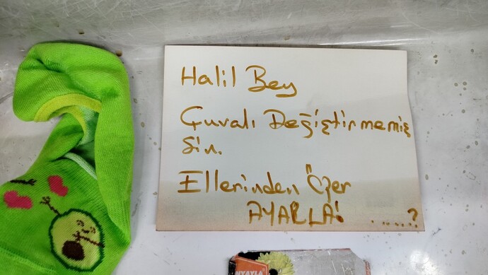 En son değiştirdiğin şey nedir?
