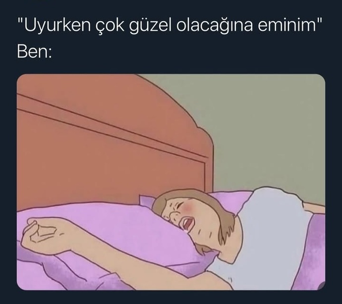 Uyurken bile güzel olmak mümkün mü?
