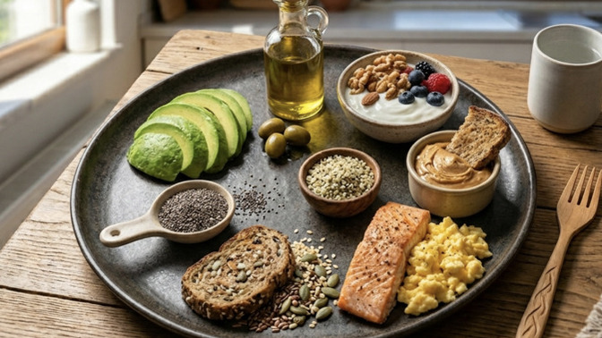 Sizce bu tabak ideal bir diyet kahvaltısı için yeterli mi?