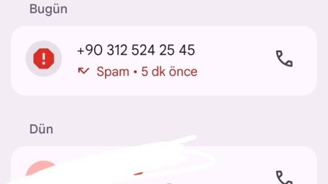 Bu numaradan daha önce hiç spam olarak aranan oldu mu?