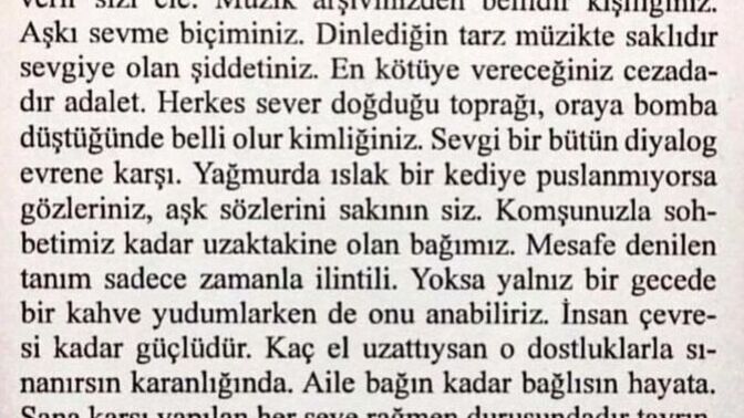 Vicdanınıza 10 üzerinden kaç verirsiniz?