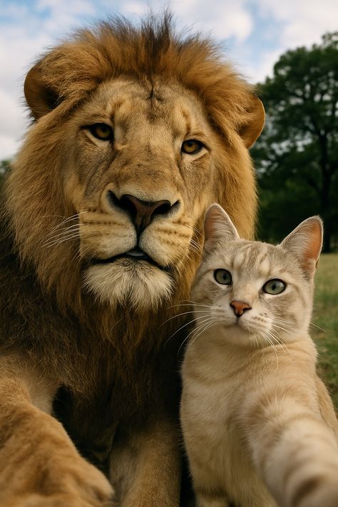 Aslan da bir kedidir sonuçta..