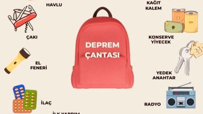 Deprem olduğunda ilk sarsıntı geçince ne yapmalı, deprem çantası nasıl hazırlanmalı?