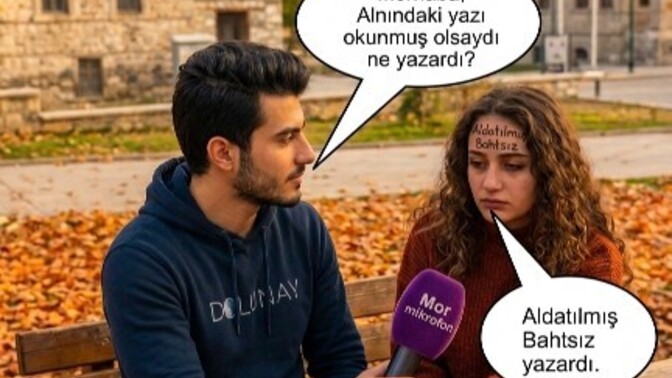 Senin alındaki yazı okunmuş olsaydı ne yazardı?