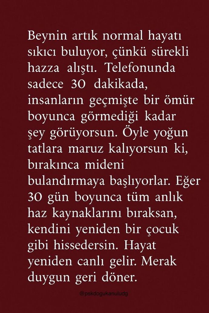 Sizin de odak süreniz geçmiş yıllara göre azaldı mı?