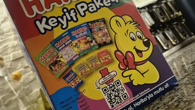 Haribo istermisiniz kimle paylaşayım?